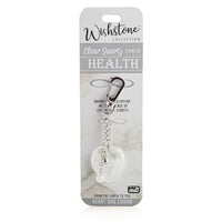 Thumbnail for Wishstone Collection Clear Quartz Heart Bag Charm