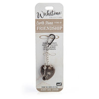 Thumbnail for Wishstone Collection Earth Stone Heart Bag Charm