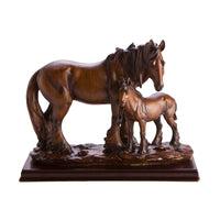 Thumbnail for Family of 2 Horses Figurine