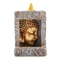 Thumbnail for Stone Frame Buddha Backflow Incense Burner