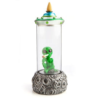 Thumbnail for Stoned Alien Glass Case LED Backflow Incense Burner