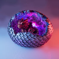 Thumbnail for Red Baby Dragon Crystal Egg LED Light