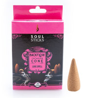 Thumbnail for Soul Sticks Love Spell Backflow Incense Cone - Set of 10