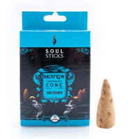 Thumbnail for Soul Sticks Nag Champa Backflow Incense Cone - Set of 10