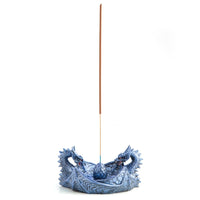 Thumbnail for 2 Ice Dragons with Egg Incense Burner