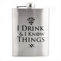 Thumbnail for I Drink and I Know Things Metal Flask