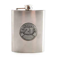Thumbnail for 21st Engravable Metal Flask