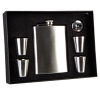 Thumbnail for Flask Set with Four Shot Glasses