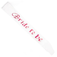 Thumbnail for White Bride To Be Flashing Sash