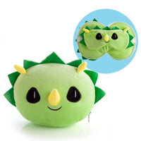 Thumbnail for Smoosho's Pals Travel Triceratops Mask & Pillow