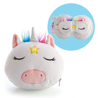 Thumbnail for Smoosho's Pals Travel Unicorn Mask & Pillow