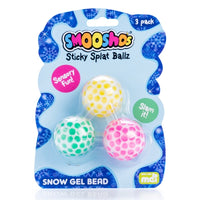 Thumbnail for Smoosho's Snow Gel Bead Sticky Splat Ballz - Set of 3