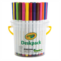 Thumbnail for Crayola 40 Washable Super Tips Deskpack