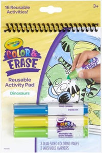Thumbnail for Crayola Colour And Erase Dinosaurs Reusable Pad