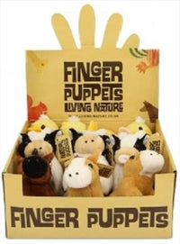 Thumbnail for Farm Finger Puppets 10cm (SENT AT RANDOM)