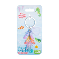 Thumbnail for Aqua World Seahorse Keychain