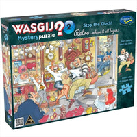 Thumbnail for Wasgij 500 Piece XL Puzzle - Mystery Retro Stop The Clock
