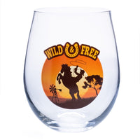 Thumbnail for Wild And Free Stemless Wine Glass