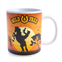 Thumbnail for Wild And Free Cowboy Mug