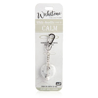 Thumbnail for Wishstone Collection White Howlite Heart Bag Charm