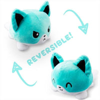 Thumbnail for Reversible Plushie - Fox Blue/White
