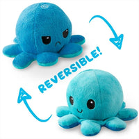 Thumbnail for Reversible Plushie - Octopus Blue/Light Blue