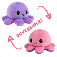 Thumbnail for Reversible Plushie - Octopus Light Pink/Light Purple