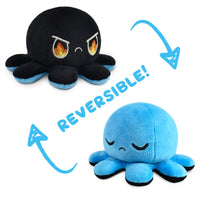 Thumbnail for Reversible Plushie - Octopus Sleepy/Fiery