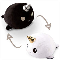 Thumbnail for Reversible Plushie - Narwhal White/Black