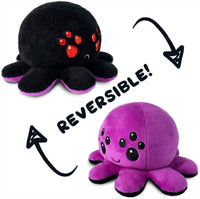 Thumbnail for Reversible Plushie - Spider Black/Purple