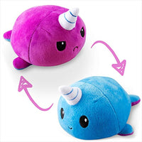 Thumbnail for Reversible Plushie - Narwhal Purple/Blue