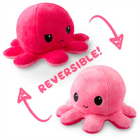 Thumbnail for Reversible Plushie - Octopus Pink/Light Pink