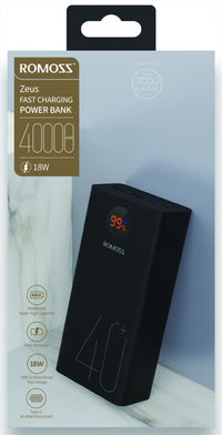 Thumbnail for Romoss Power Bank Zeus PEA40 40,000 mAh Fast Charging