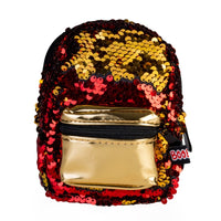 Thumbnail for Gold Red Sequins BooBoo Backpack Mini