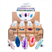 Thumbnail for Gemstone Rainbow Agate Filigree Ring (SENT AT RANDOM)