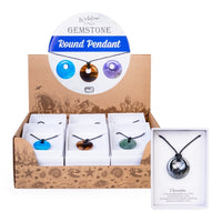 Thumbnail for Round Gemstone Pendant (SENT AT RANDOM)