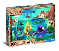 Thumbnail for Clementoni Puzzle The Little Mermaid Story Maps 1000 pieces