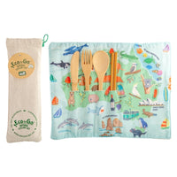 Thumbnail for Australiana Eco-to-Go Bamboo Cutlery Set