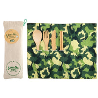 Thumbnail for Camo Eco-to-Go Bamboo Cutlery Set