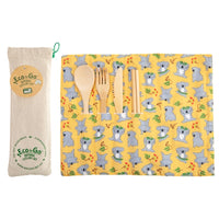 Thumbnail for Koala Eco-to-Go Bamboo Cutlery Set