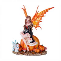 Thumbnail for Pumpkin Patch Fairy Figurine by Nene Thomas