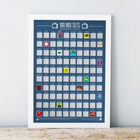 Thumbnail for 100 Box Sets - Bucket List Scratch Poster