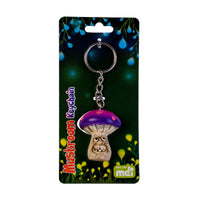Thumbnail for Smiling Purple Magic Mushroom Keychain