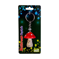 Thumbnail for Smiling Red Magic Mushroom Keychain
