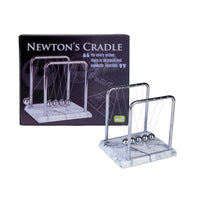 Thumbnail for Newton's Cradle with White Marble-look Base