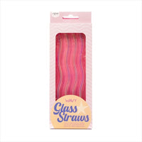 Thumbnail for Good Vibes Wavy Glass Straws