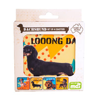 Thumbnail for Dachshund Coasters Set