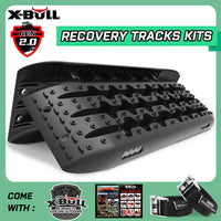 Thumbnail for X-BULL KIT1 Recovery track Board Traction Sand trucks strap mounting 4x4 Sand Snow Car BLACK