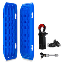 Thumbnail for X-BULL Hitch Receiver 5T Recovery Receiver With 2PCS Recovery tracks Boards Gen2.0 Blue