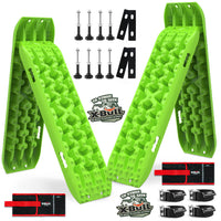 Thumbnail for X-BULL Recovery tracks Boards 10T 2 Pairs Sand Mud Snow With Mounting Bolts pins Green